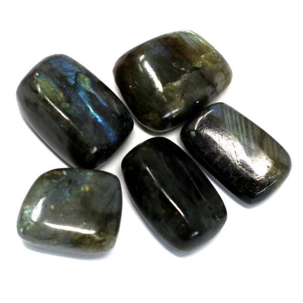 4x Premium Oszlifowany Kamień – Labradoryt
