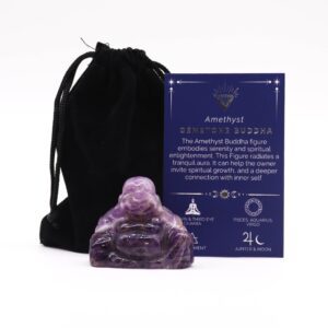 Duży Budda z Ametystu – 50x40x20 mm