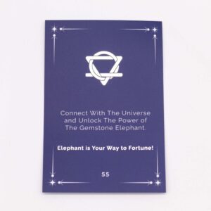 Słoń Szczęścia z Ametystu – 50x35x25 mm