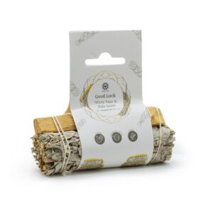 Pęk do okadzania – Biała Szałwia i Palo Santo 10 cm