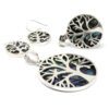 Wisiorek Srebrny Drzewo Życia 22 mm – Abalone - obrazek 4