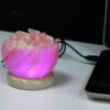 USB solna lampa z misą ognia (wielokolorowa) - obrazek 2
