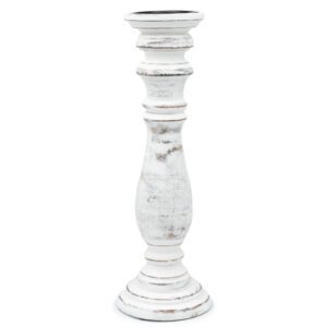 Klasyczny Świecznik - Bielenie - 37x10cm - Duży