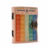 Skórzany Notes w Kolorach Siedmiu Czarków z Deklowanym Brzegiem 7x5"
