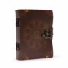 Skórzany Notes Lotus Mandala z Deklowanym Brzegiem 7x5"