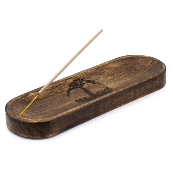 Duża Taca na Kadzidła 30x10 cm – Drzewo Życia - obrazek 2