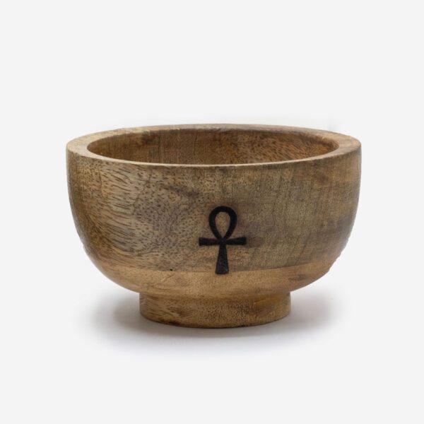 Mała Misa Rytualna na Kadzidła Stożkowe 11x6 cm – Pentagram i inne (mix) - obrazek 3