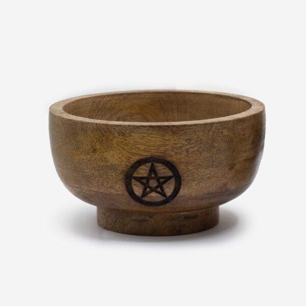 Mała Misa Rytualna na Kadzidła Stożkowe 11x6 cm – Pentagram i inne (mix) - obrazek 5