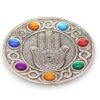 Podstawka na Kadzidła – Hamsa 7 Czakr 11,5 cm - obrazek 2