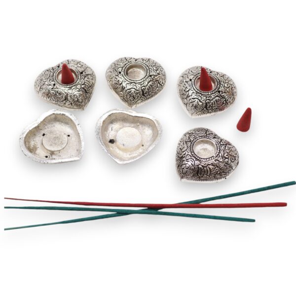 Mała Podstawka na Kadzidła – Serce 6×5,5×1,5 cm