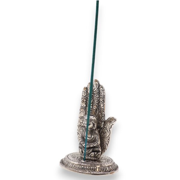 Podstawka na Kadzidła – Ręka Buddy 13x9 cm - obrazek 4