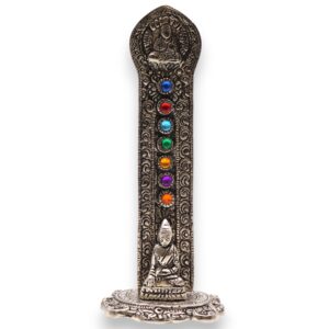 Podstawka na Kadzidła – Wieża Buddha 7 Czakr 16x6x7 cm