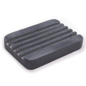Mydelniczka z Szarego Kamienia Mydlanego 12x8,5cm – Głębokie Rowki