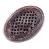 Mydelniczka z Kamienia Mydlanego z Odpływem 11x8cm – Klasyczna Owalna - obrazek 3