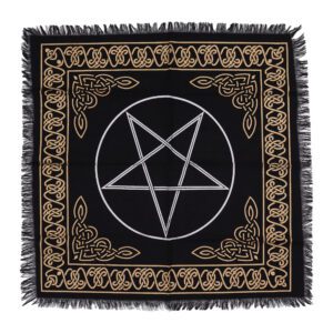 Ołtarzowy Obrus z Frędzlami – Pentagram