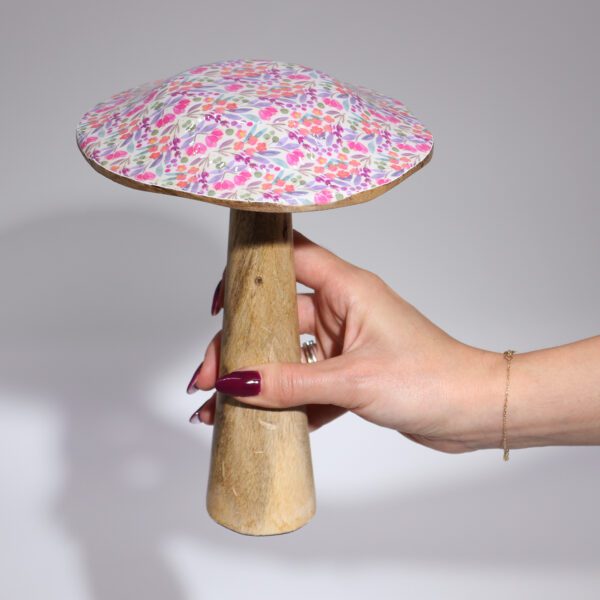 Duży Grzybek – 20 cm – Pastelowe Serca - obrazek 3