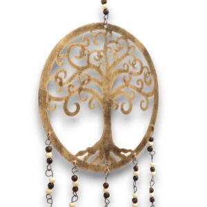 Indyjskie Dzwonki Wietrzne – Duże Drzewo Życia Dzwonki – 25 cm