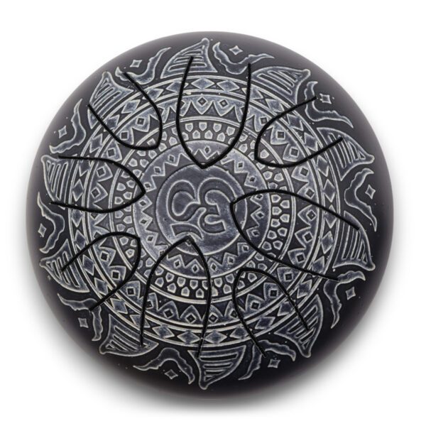 Steel Tongue Happy Drums  Om Mandala Engraved - 16cm - obrazek 4