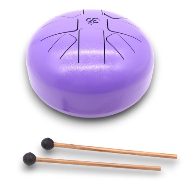 Med Steel Tongue Happy Drums  Om Violet- 22x16cm - obrazek 3