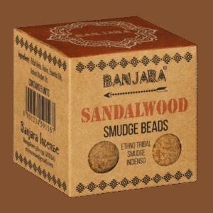 Koraliki Banjara Smudge – Drzewo Sandałowe