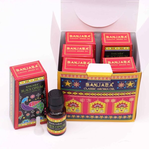Banjara Indian Olej Zapachowy 10ml – Czarny Opium