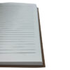 Czarny Dziennik - 100 Liniowanych Stron - 20x15 cm