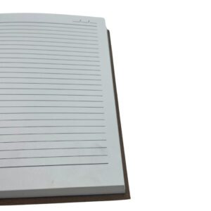 Czarny Dziennik - 100 Liniowanych Stron - 18x13 cm