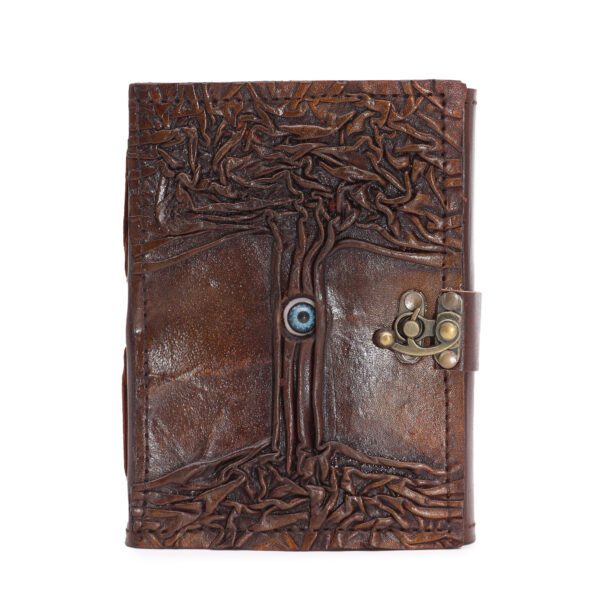 Czarny Notes z Motywem Oka Proroka - 160 Stron z Deklowanym Brzegiem - 17x12,5 cm