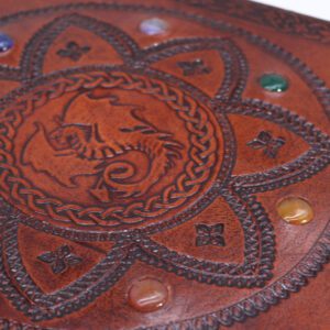Ogromna Księga Grobowca – Mandala Smoka z Kamieniami Czarkowymi 100 Stron – 25×34 cm
