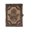 Hamsa - Ezoteryczny Notes - Antyczna Szarość - 200 Stron z Obszyciem - 17,5x12,5x3 cm