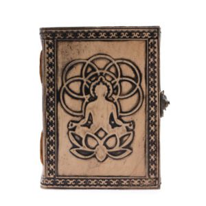 Budda - Ezoteryczny Notes - Czerwony Brąz - 200 Stron z Obszyciem - 17,5x12,5x3 cm
