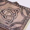 Okrągła Triquetra - Ezoteryczny Notes - Czerwony Brąz - 200 Stron z Obszyciem - 17,5x12,5x3 cm - obrazek 3