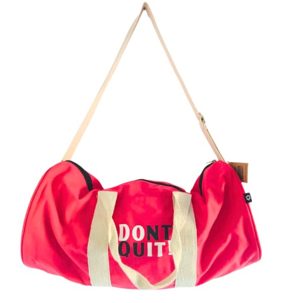 Torba Sportowa Don't Quit - Wiśniowa Różowa (219C)