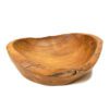 Naturalna Misa na Owoce z Drewna Tekowego o Nieregularnym Kształcie – 31x22x8 cm - obrazek 2