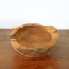 Średnia Misa z Drewna Tekowego o Naturalnym Kształcie – 20x7 cm - obrazek 2