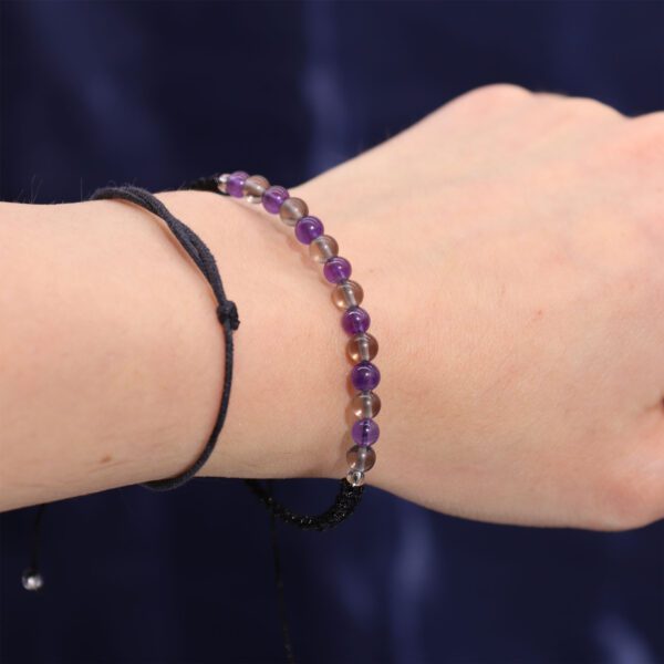 Zodiac Crystal Candle with Gemstone Bracelet - Capricorn - obrazek 4