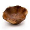 Średnia Misa na Owoce z Drewna Tekowego – 21x9 cm