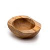 Średnia Misa z Drewna Tekowego o Naturalnym Kształcie – 20x7 cm