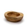 Średnia Misa z Drewna Tekowego o Naturalnym Kształcie – 20x7 cm - obrazek 3