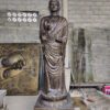 Wysoka Złota Antyczna Stojąca Statua Buddy – 3 m wysokości