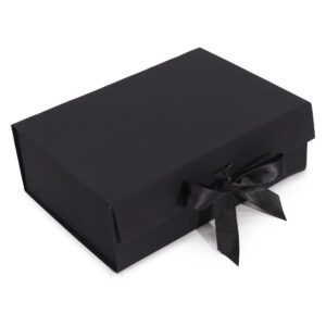 Składane Pudełko Prezentowe – Duże – Czarne (28,2x20,2x9,2 cm)