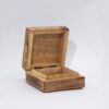 Małe Kwadratowe Pudełko 10x10x4,2 cm - Twarz Buddy Whitewash - obrazek 2