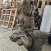 Duży Złoty Antyczny Budda Medytujący w Stupie – 1,5 m - obrazek 3