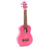 Ręcznie Wykonany Ukulele - Jaskraworóżowe Wykończenie (4 struny) - obrazek 3