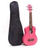 Ręcznie Wykonany Ukulele - Jaskraworóżowe Wykończenie (4 struny) - obrazek 4