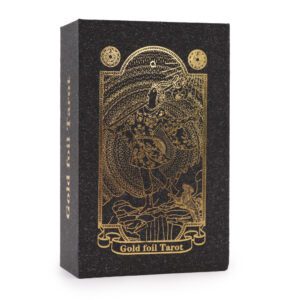 Złoty Tarot z Książką – Pudełko Prezentowe