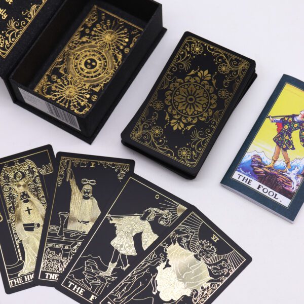 Złoty Tarot z Książką – Pudełko Prezentowe - obrazek 2