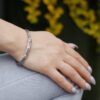 Bransoletka Srebrno-Złota – Unisex podwójny łańcuszek - obrazek 3