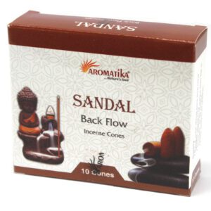 Stożki kadzideł Aromatica Backflow – Drzewo Sandałowe