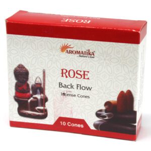 Stożki kadzideł Aromatica Backflow – Róża